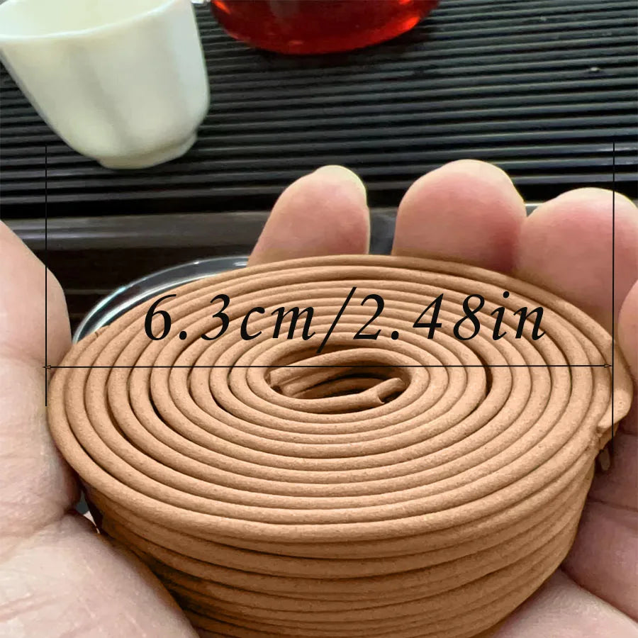 Sandalwood Spiral Aromatherapy Sticks, 40/88 Coils, with a Pleasant Sandalwood Scent, Suitable for Meditation, Yoga, and Home Air Freshening, with a Long-Lasting Fragrance