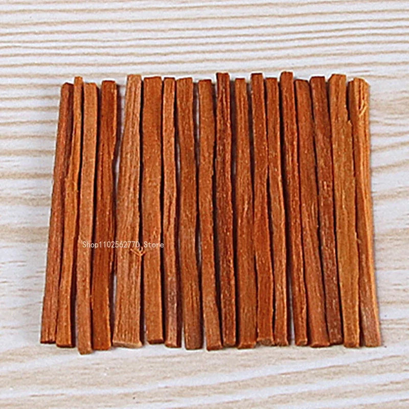 500g/bag Natural Sandalwood Strips Original Wood Sticks Indoor Temple Worship Buddha Burn Incense Pray for Purification of Air