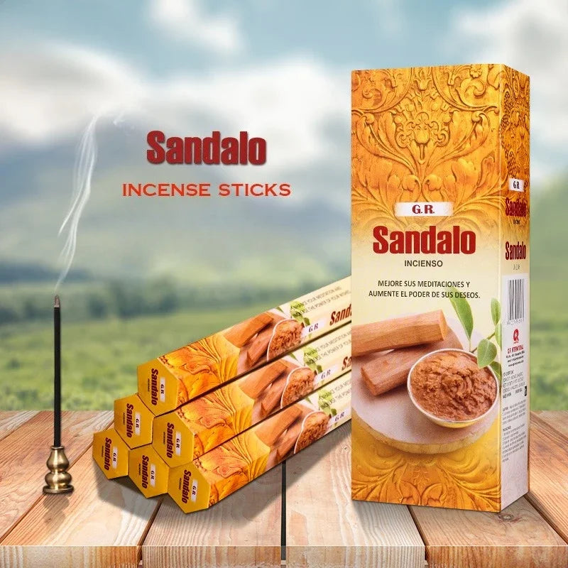 20 Sticks India Coconut Incense Sandalwood Household Bedroom Toilet Agarwood Tibetan Line Aromatherapy