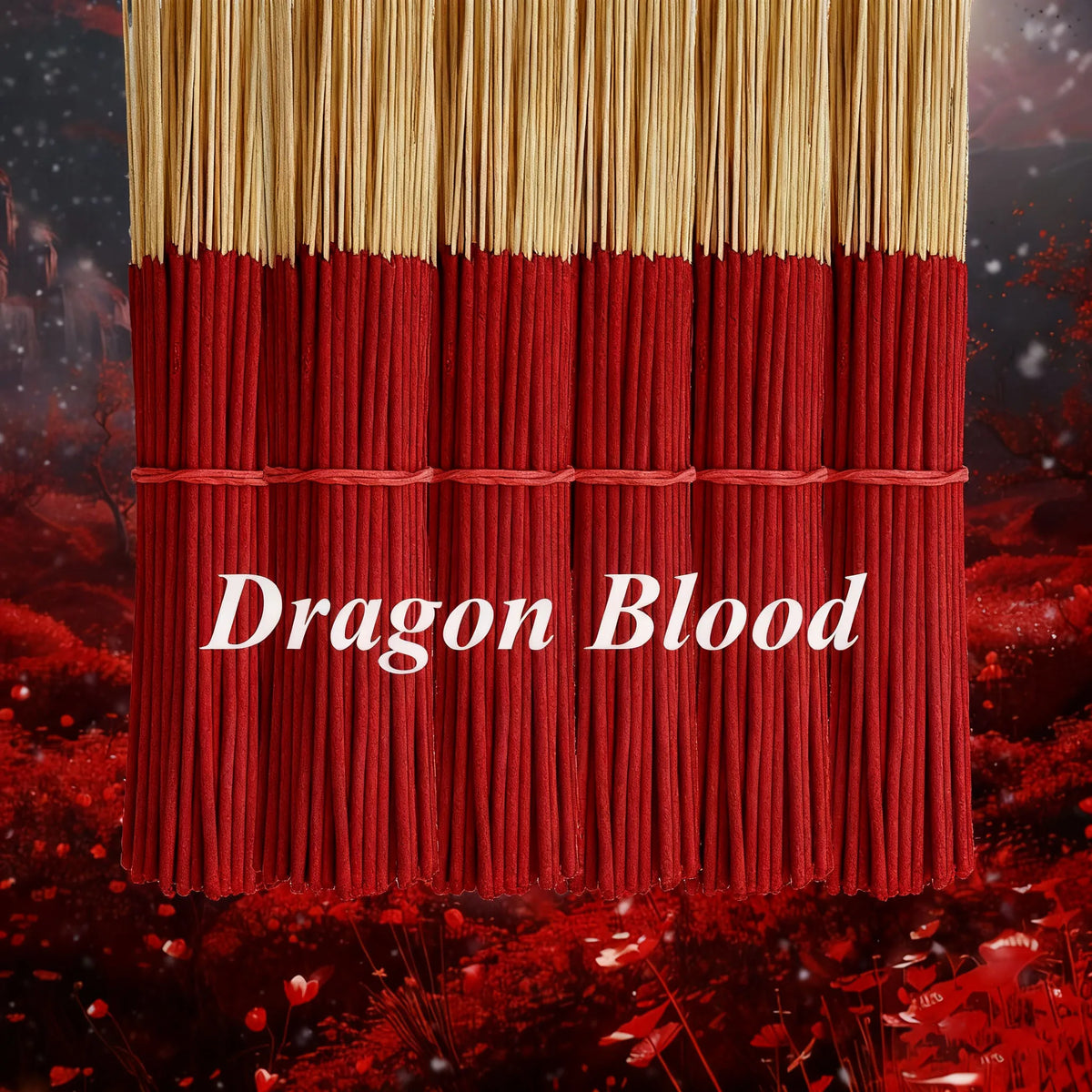 20/50/100/200/400 Pieces, Dragon's Blood Incense Sticks, 22.0cm - Rich Aroma for Home, Camping, Yoga and Meditation - Ideal Gift for St. Patrick's Day, Ramadan, Mother's Day and Father's Day, Graduation - Feather-Free, Pure Wood