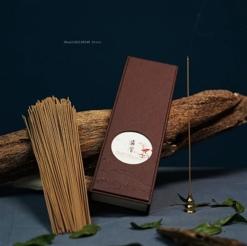 Natural Stick Incense High Quality Insect Leakage Old Material Hainan Agarwood Indoor Worship Buddha Purify Air and Help Sleep