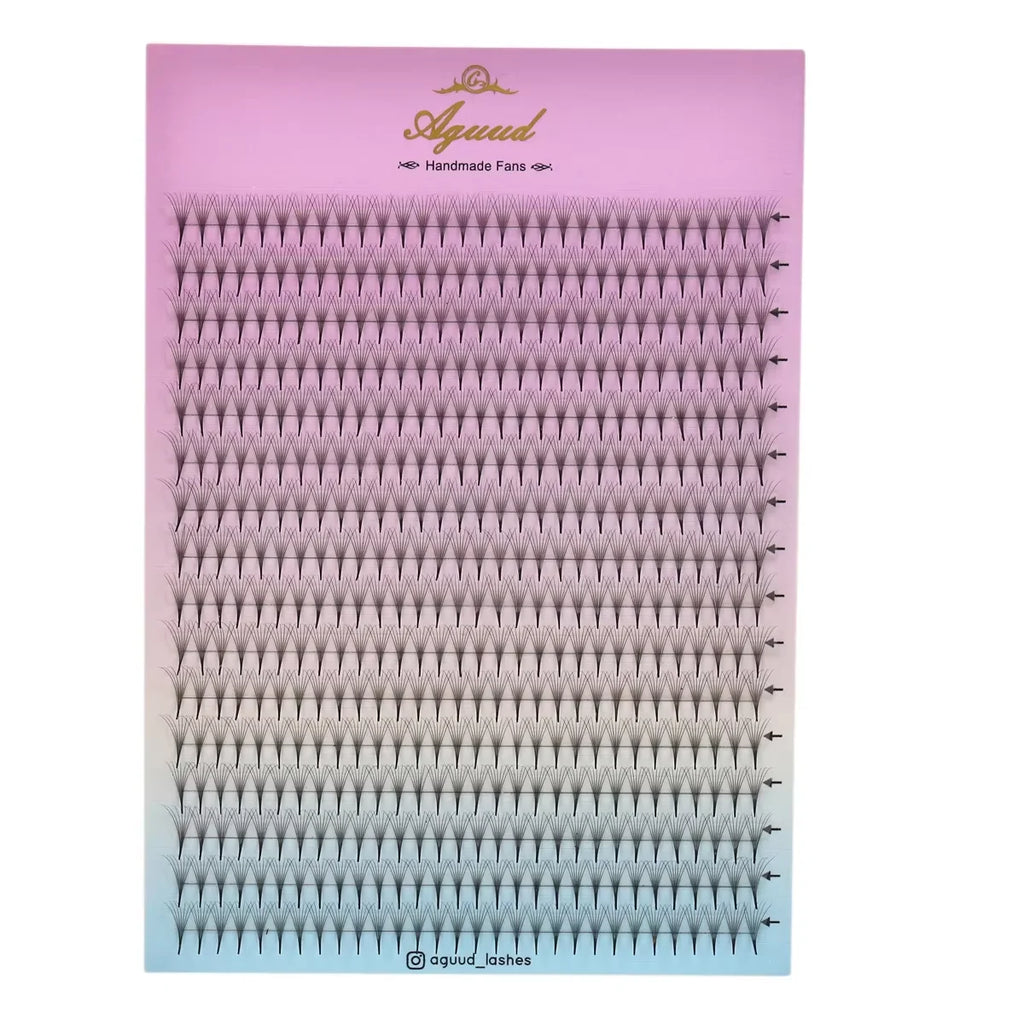 AGUUD XL Premade Volume Fan Lashes 4D-8D Natural Long