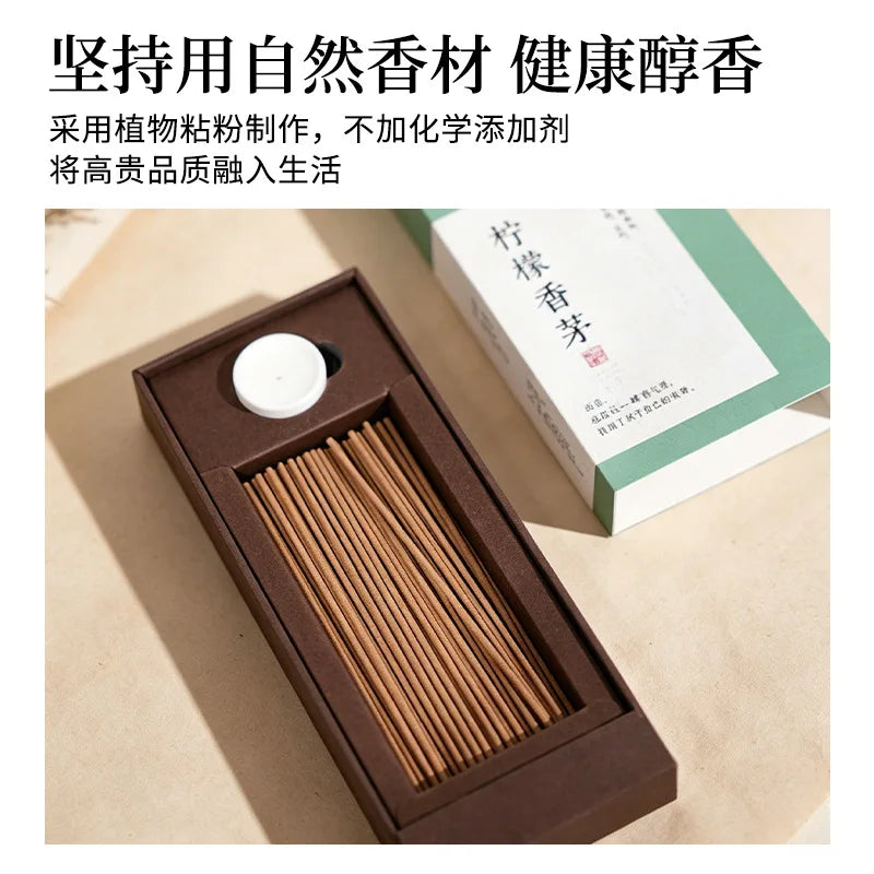xmsj Pure Natural Australian Sandalwood Incense Sticks 30g Portable Paper Gift Box Mild Fragrance Incense
