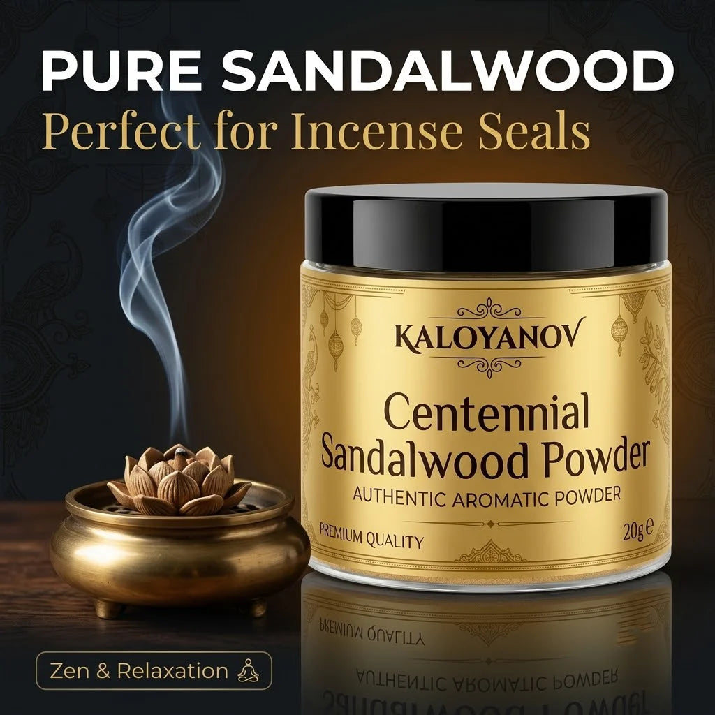 Natural Agarwood Sandalwood Incense Powder for Burner Chinese Seal Incense Making Mold Kit Aroma Yoga Meditation Relaxation