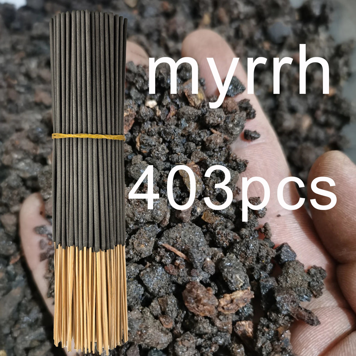 20/50/100/200/403 Pieces, Handmade High-Quality Myrrh Incense Sticks - Artificial Wood Removes Smoke Odor, Purifies the Air, Long-Lasting Fragrance, Suitable for Home, Camping, Garden, Pool and Outdoor Activities - Air Purification and Relaxation, Holiday