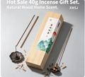 Hot Selling 40g Hui’an Agarwood Incense Gift Set Natural Wood Stick Incense For Home Meditation. incense cones lavender