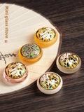 Mini Incense Burner / Ornament: Suitable for Sandalwood Sticks and Binder-Free Agarwood Coils (Small Auspicious Cloud Design)