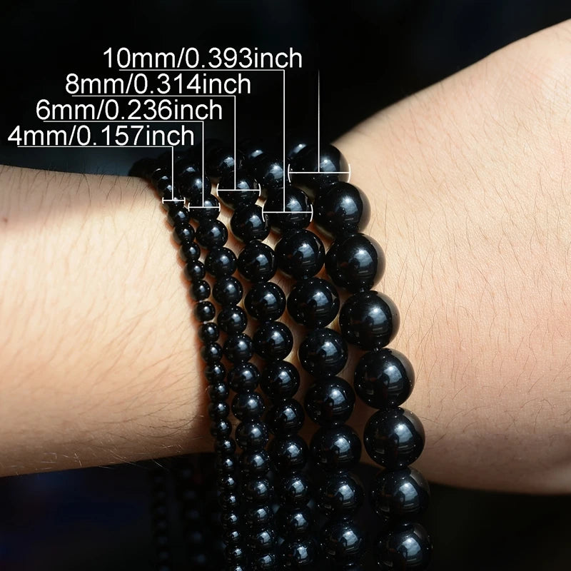 4-12mm Natural Stone Beads Amethysts Obsidian Agates Jade Garnet Quartzs Beads For Jewelry Making DIY Bracelet Necklace Supplies