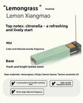 Sandalwood & Agarwood Incense For Study, Lemongrass Aroma For Living Room & Bathroom