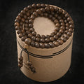 7mm 108 Agarwood Bracelet Natural Wood Moon Beads