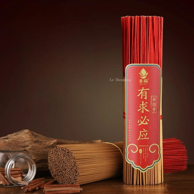 Incense Stick Bamboo Stick Incense Natural Smokeless Domestic/ Worship Buddha/Worship The God of Wealth/Purify The Air Aroma