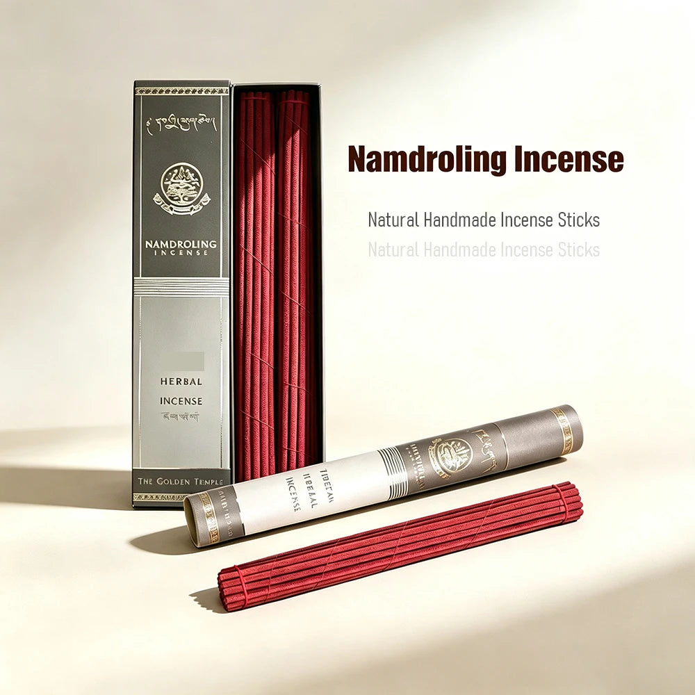 Old‑Stock Nepalese Namdroling Incense Sticks, Hand‑made Natural Tibetan Incense for Home Altar, Yoga & Zen Meditation