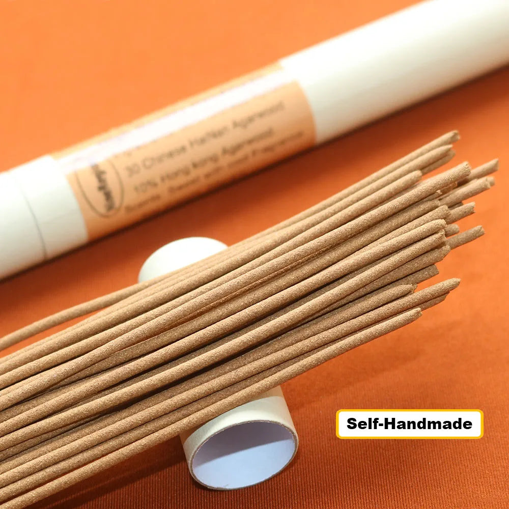 20g Chinese Kynam+HaiNan+HongKong Agarwood Incense Sticks Limited Stock Self-Handmade Nature Eco-Friendly Premium Quality