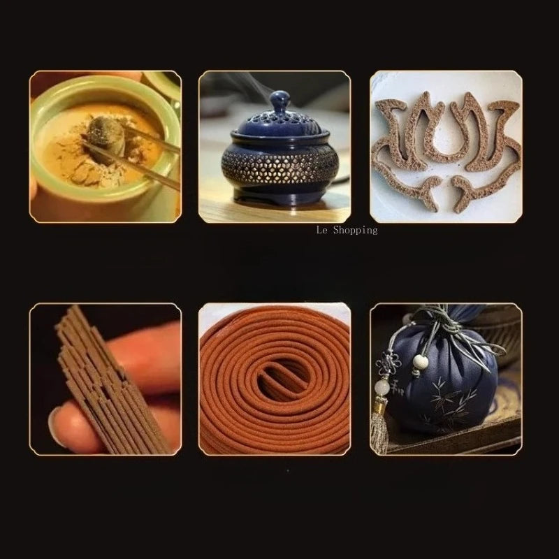 50g Natural Incense Powder/Vietnamese Nha Trang Indonesian Agarwood Powder Purifying Air Meditation Meditation Calming Nerves