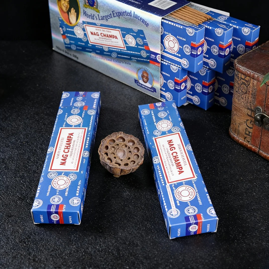 NAG Champa Incense Sticks India Satya Incenses Home Fragrance Sandalwood Flavors Household Bedroom 4-12box Line Aromatherapy