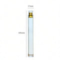 Modern Acrylic Incense Tube Holder Luxury Fragrance Storage Case Sealable Agarwood Sandalwood Stick Organizer For Office