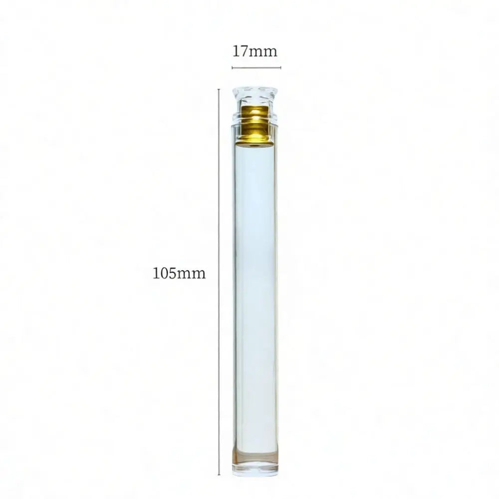 Modern Acrylic Incense Tube Holder Luxury Fragrance Storage Case Sealable Agarwood Sandalwood Stick Organizer For Office