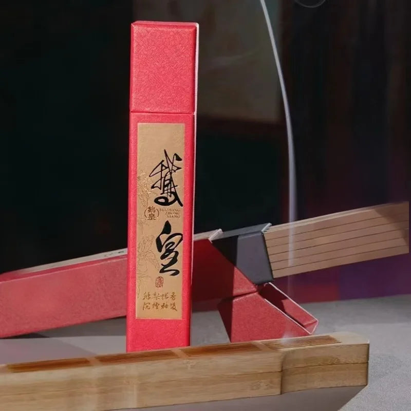 2-Hour Long-Lasting Incense Sticks with Fragrances of Agarwood, Sandalwood, and Frankincense, Made Using Traditional Methods, Are Rich in Aroma, Purify the Air, Deodorize and Freshen the Atmosphere, Provide a Refreshing and Invigorating Effect, and Have a