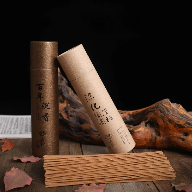 400pcs/tube, Natural Agarwood Incense Sticks and Incense Sticks, Suitable for Meditation and Long-lasting Fragrance Use