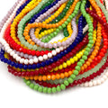 Austria Faceted Glass Beads 2-8mm Rondelle Spacer Beads
