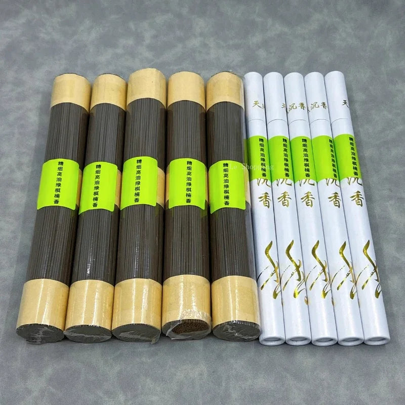 10g/100g High Oil Green Qi Nan Fragrance Natural  Plant Agarwood Stick Incense Calming The Mind and Purifying The Air Joss Stick