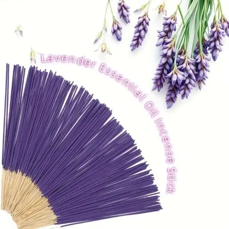 40pc Aromatherapy Incense Sticks Set 7 Natural Fragrances Lavender Jasmine Ocean Rose Sakura Incense Burner for Yoga Meditation