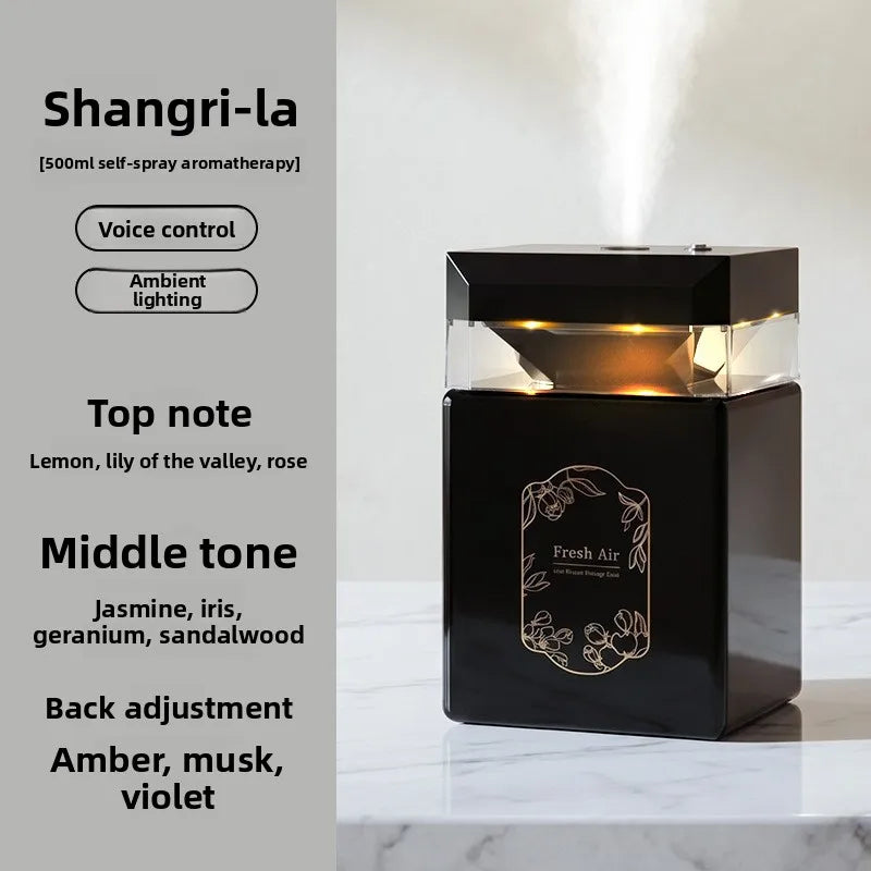 2026New Model Smart Voice Control Aromatherapy Diffuser Reedless Home Fragrance Atmosphere Light Essential Oil