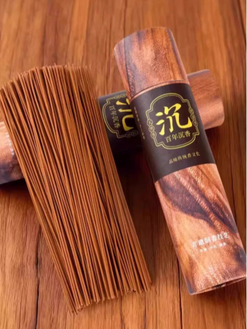 400pcs/tube Natural Agarwood Incense Sticks, Home Aromatherapy Suitable for Meditation Yoga, Purifying Ideal Emotional Boosting