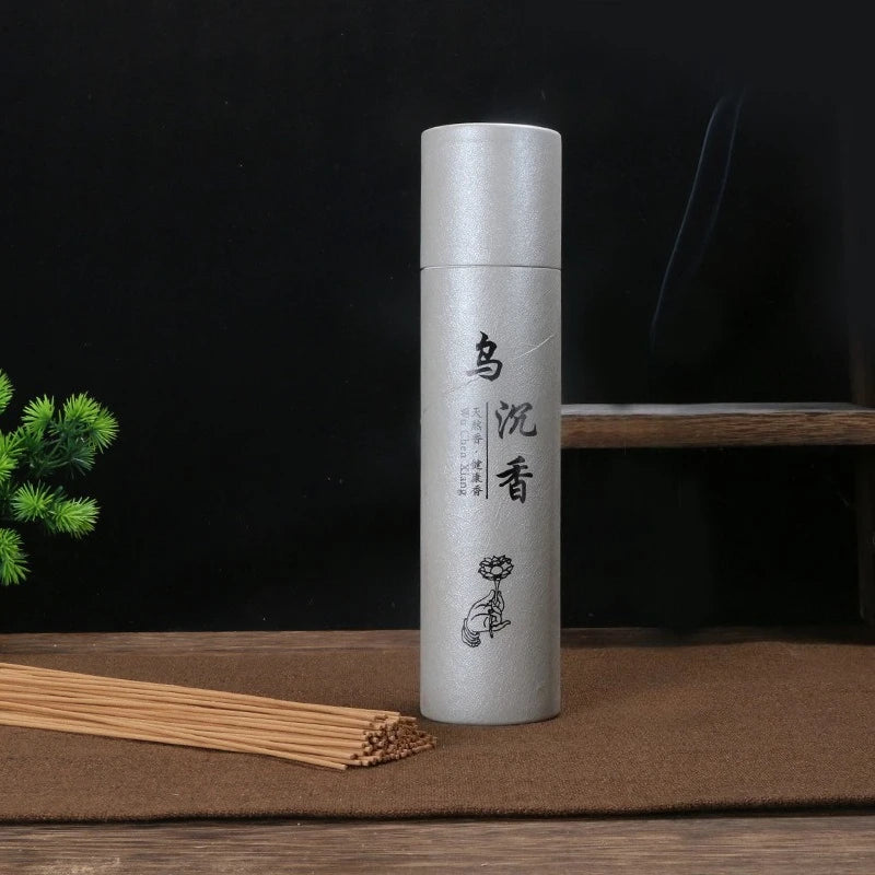 200g Natural Sandalwood Agarwood Incense Sticks, Cypress Mugwort Long-Lasting Herbal Scent for Home, Yoga, Meditation Relaxation