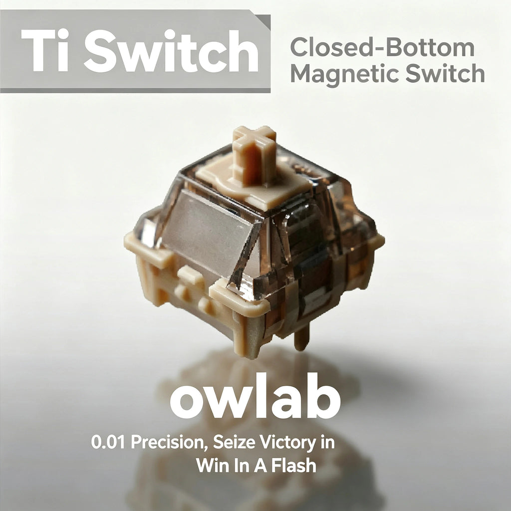 OWlab Magnetic Axis Keyboard Ti Switch 0.01mm Precision