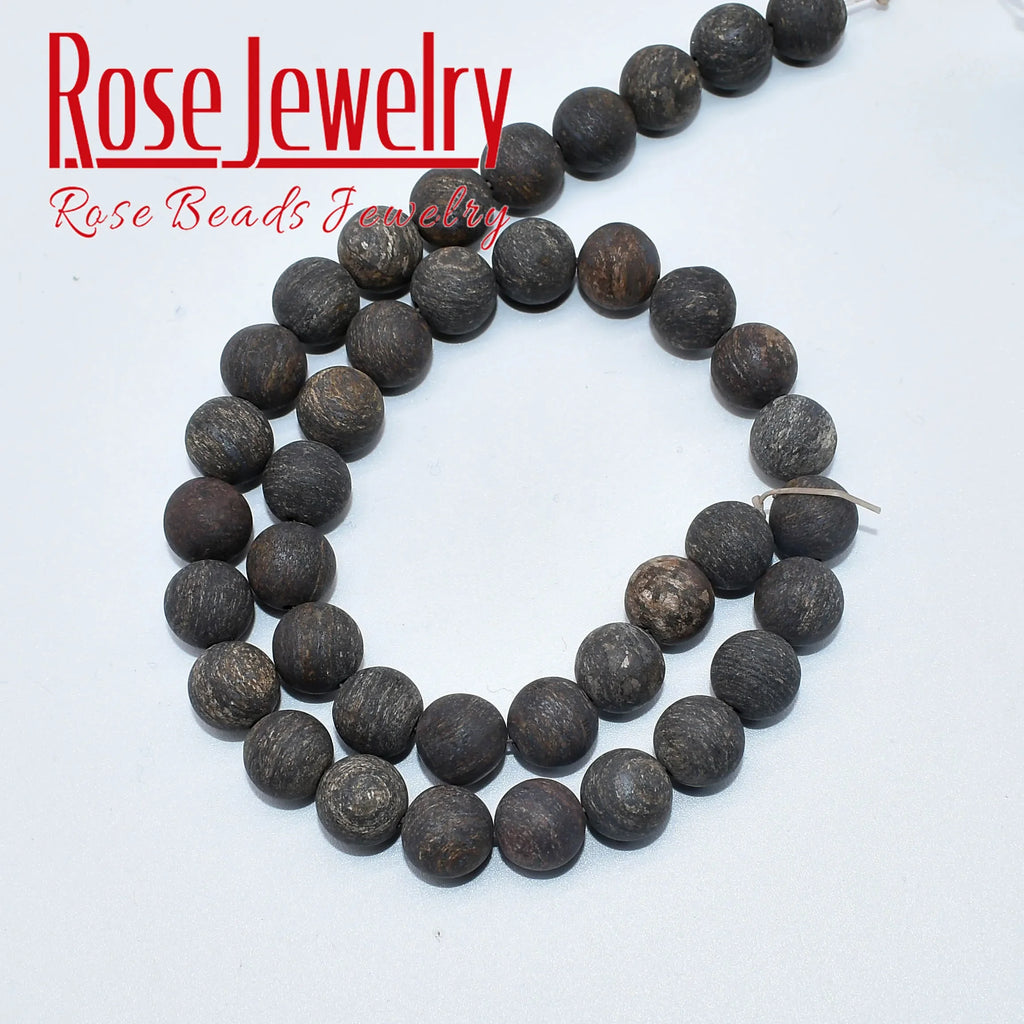 Matte Natural Bronzite Stone Beads Round Loose Spacer Beads For Jewelry Making DIY Bracelets Necklace 15'' Strand 4/6/8/10/12 mm