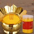 Golden Sand Powder Special Sand Jin Yuming Sand Emery for Home Indoor Incense Burners Ideal for Inserting Incense and Worship