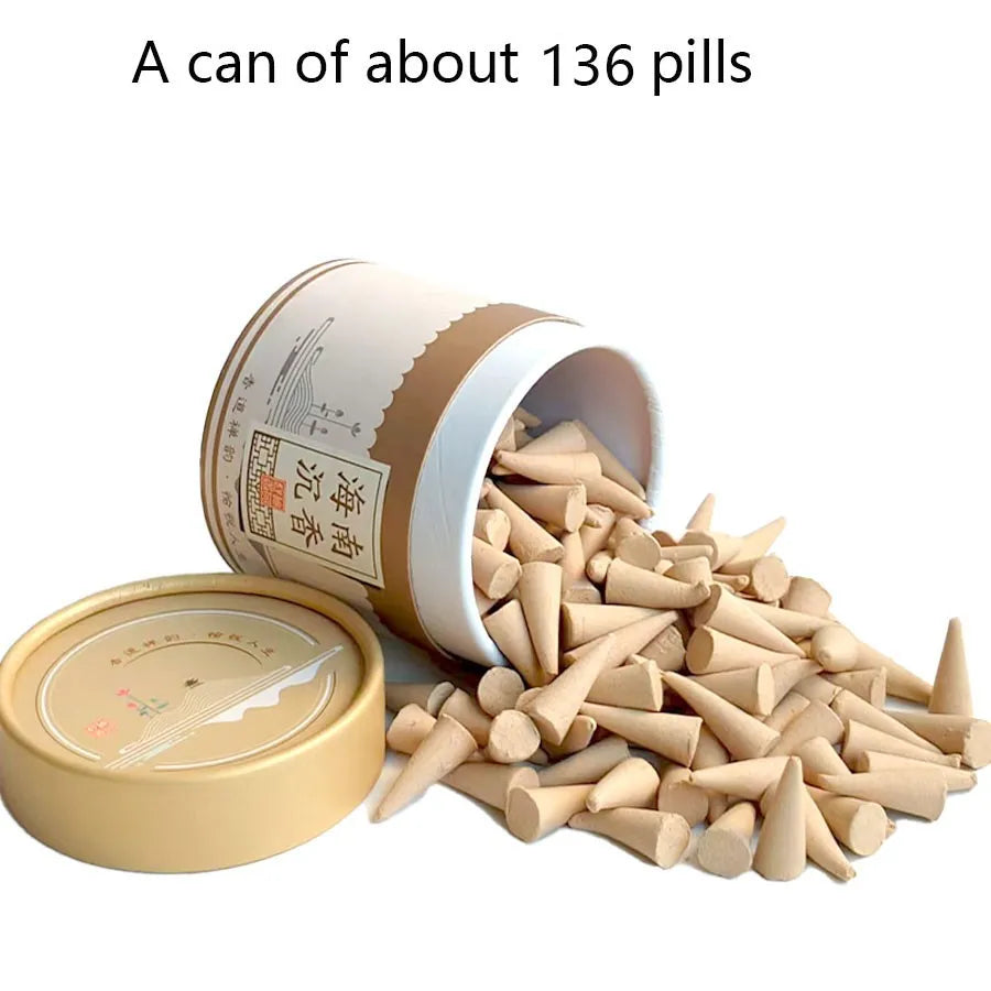 1 Can (Approximately 136 Pieces) of High-End Boxed Incense Tower Cones, Suitable for Christmas and Valentine's Day Gifts
