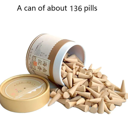 1 Can (Approximately 136 Pieces) of High-End Boxed Incense Tower Cones, Suitable for Christmas and Valentine's Day Gifts