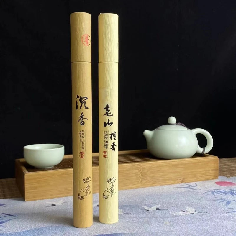 Premium Sandalwood & Agarwood Incense Sticks, 20g/Pack Fragrance for Meditation, Yoga, Tea Ceremony, Creates Relaxing Atmosphere