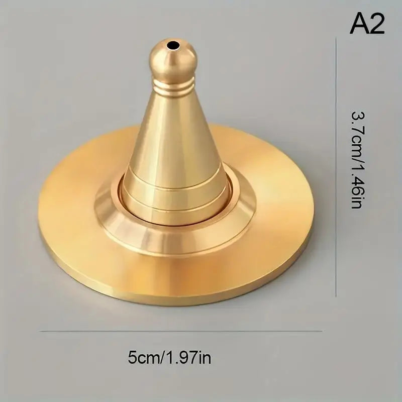 1PC Brass Incense Cone Maker Mold Metal Agarwood Tower Seal Shaping Tool Traditional Accessory