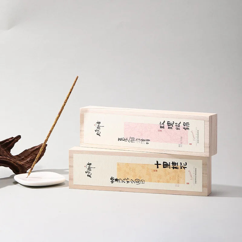 Handmade Thread Fragrance Incense Stick Agarwood Incense Rose Incense Osmanthus Stick Incense Home Use