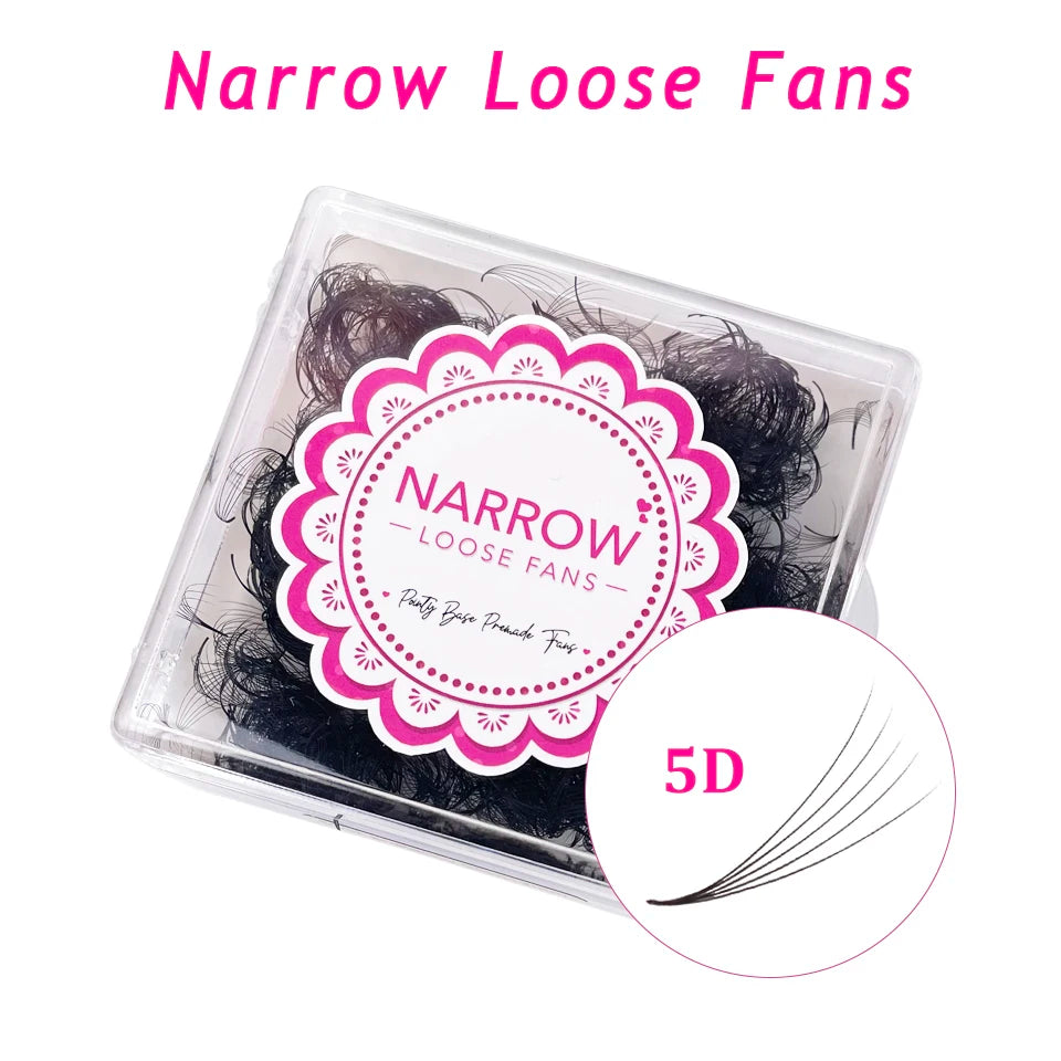 Extra Narrow Pointy Base Premade Volume Fans Lashes
