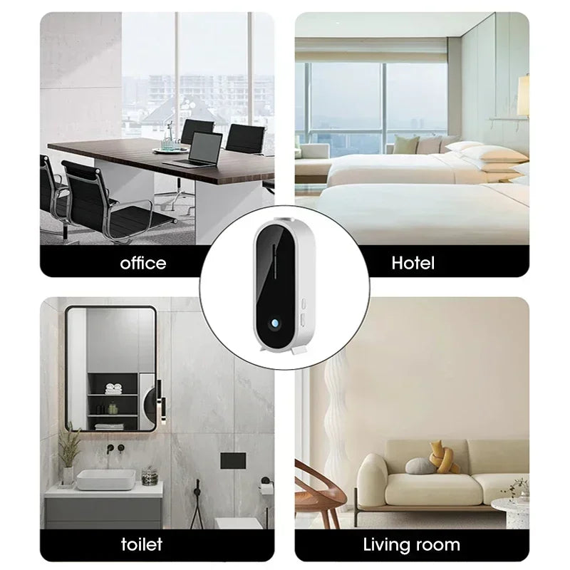 Wall Mounted Aroma Diffuser Smart Air Purifier 50ml Essential Oil Fragrance Diffuser Ultrasonic Aromatherapy Diffuser Machine