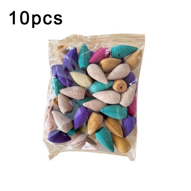 Backflow Incense Cones 37x13mm Rose Mint Sandalwood