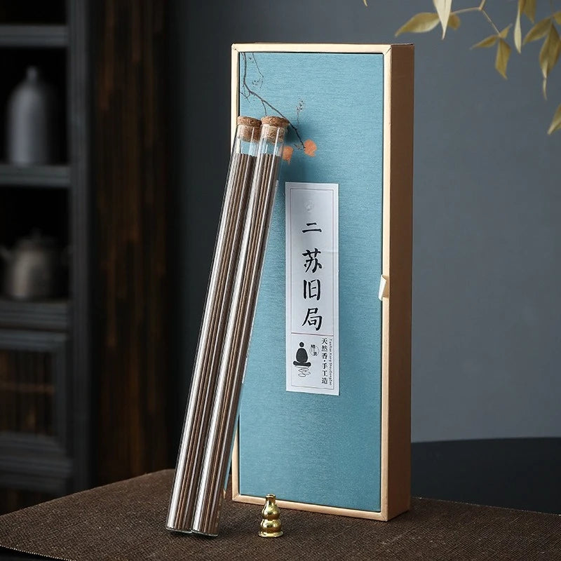 Earl Pear Tent Incense, Incense Sticks & Coils, Agarwood Sandalwood Mugwort, Long Lasting Indoor Home Bedroom Aromatherapy