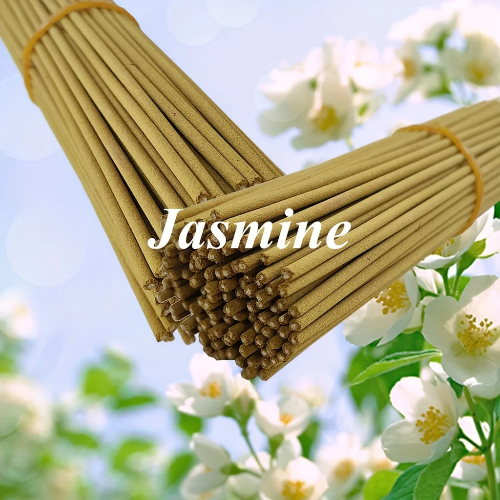 20/50/100 Pieces, Yellow Jasmine Incense Sticks, Length 8.66inch , Suitable for Yoga, Meditation, Home, Living Room, Study, Popular Portable Incense.