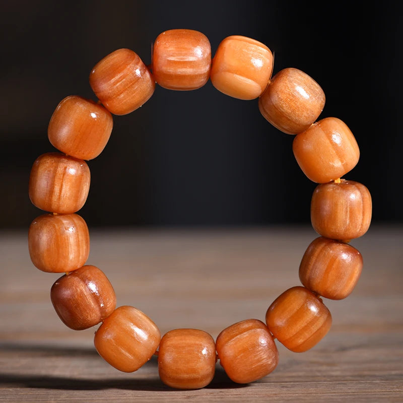 Blood Dragon Wood Beaded Bracelet 20mm Religious Style