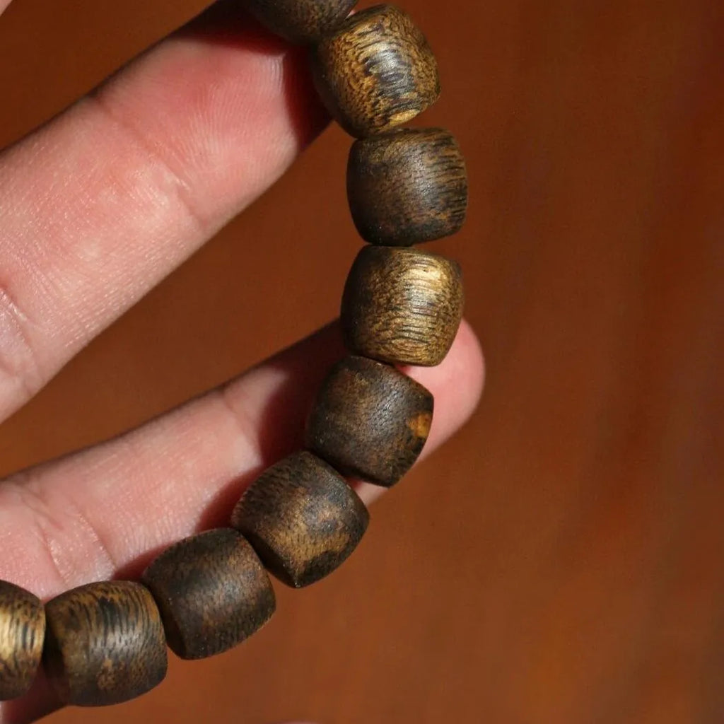 Wooden Kyara Agarwood Prayer Bracelet for Men Women