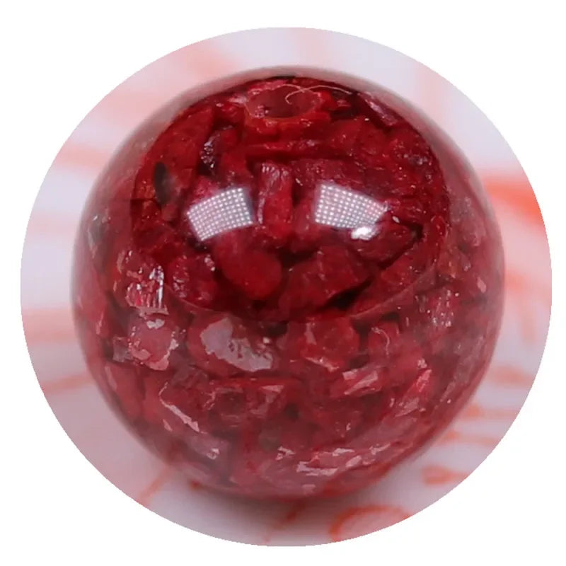 10mm Natural Cinnabar Beads 10pcs Round Gemstone DIY