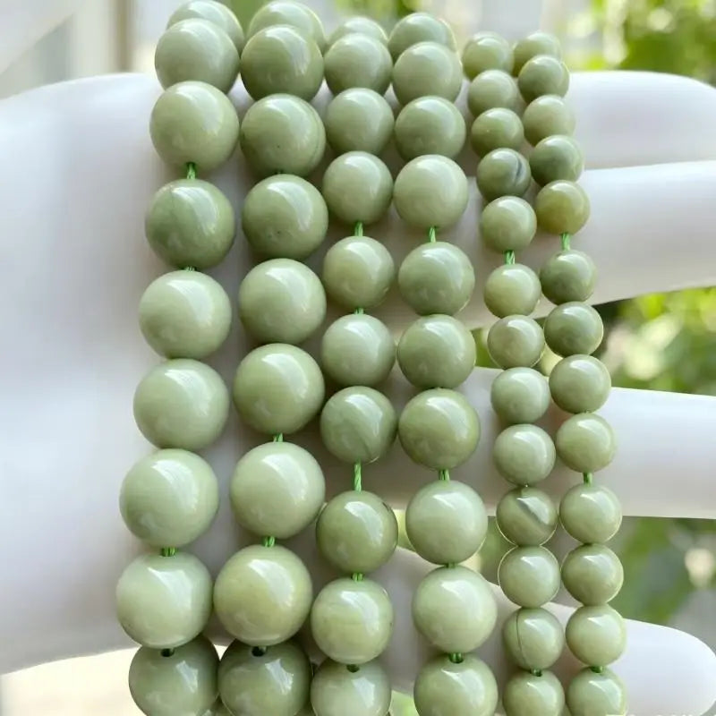 4 6 8 10mm Natural Stone Avocado Alxa Stone Beads Round Loose Spacer Bead For Jewelry Making Diy Necklace Bracelet Accessory