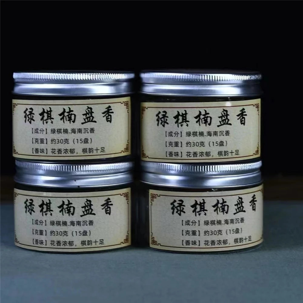 30g High-Quality Kyara Agarwood Coil Incense, 15 Coils
