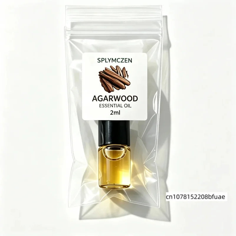 SPLYMCZEN 2ml Mini Botanical Aromatic Oil Set Agarwood Neem Blue Lotus Mugwort For DIY Soap Candle Making