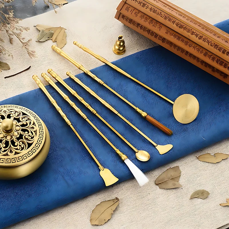 Aromatherapy Making Kit DIY Portable Hand Incense Powder Sealing Mold Agarwood Thuja Incense Burner Aroma Diffusion Accessories