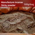 500g Incense Powder Indonesian Manual Nanmu Elm Sticky Powder Home Ancestral Temple Zen Incense Package Hanging Aroma Material